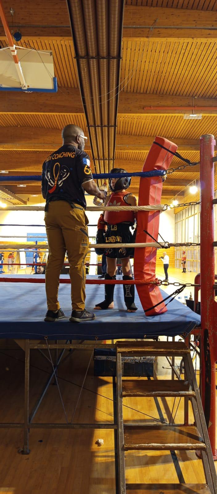 Coaching au coin du ring en compétition